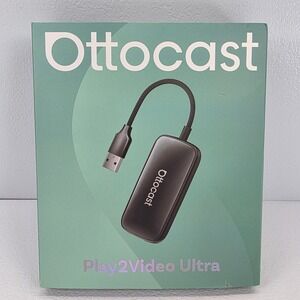 Ottocast Play2Video Ultra Wireless CarPlay Android Auto Adapter CA515 YouTube TV
